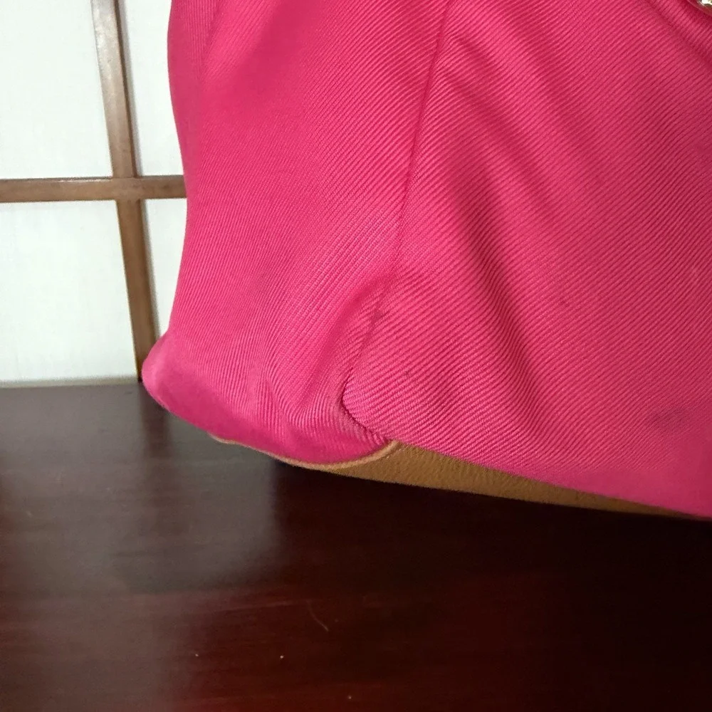 AUTHENTIC Coach Sawyer Baby Diaper Tote Women's Bag Hot Pink Strap, Work Tote
